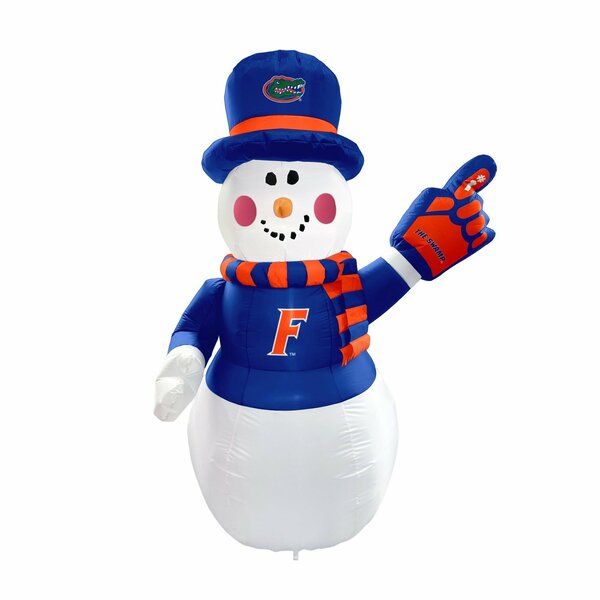 Logo Brands Florida 7ft Snowman Yard Inflatable 135-100-SM